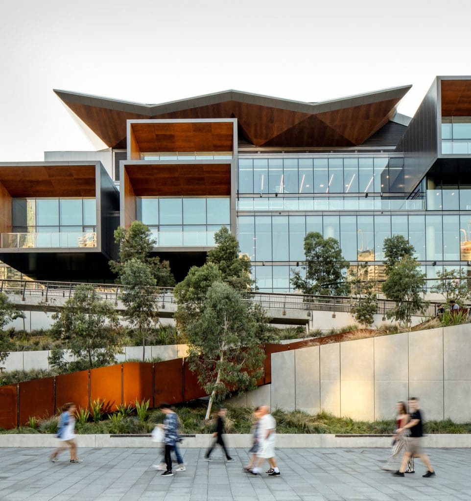 prodema rustik wood international convention centre sydney hassell populous 02
