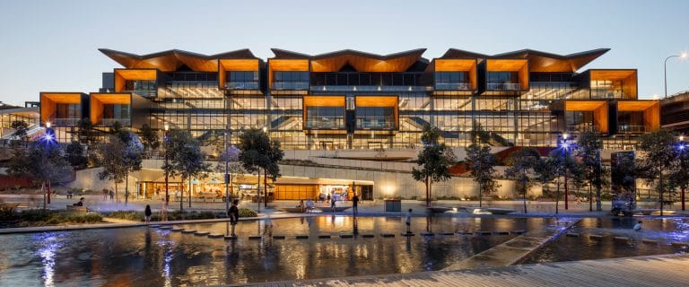 prodema rustik wood international convention centre sydney hassell populous 04