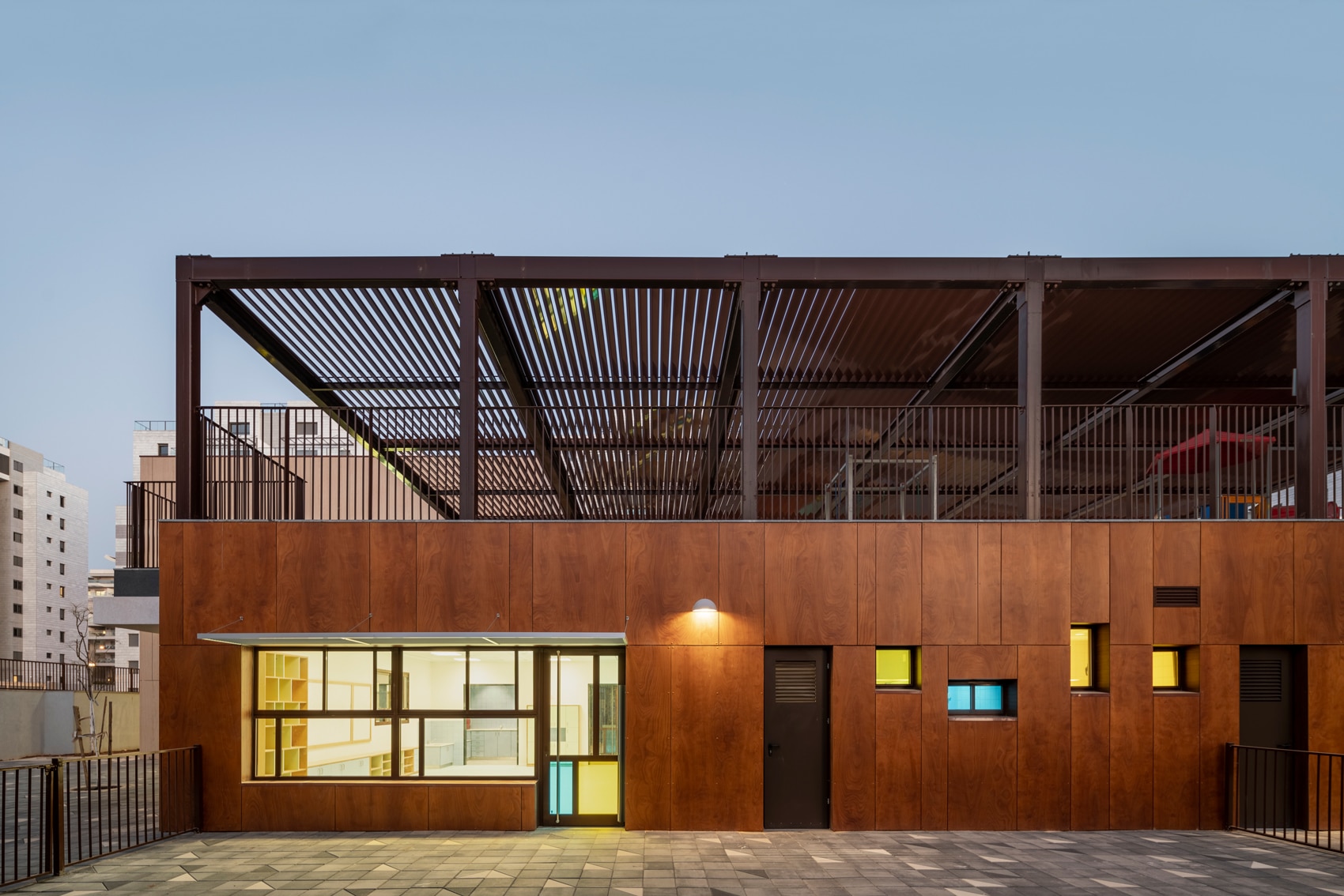 prodema rustik wood kindergarten complex yavne regavim 02