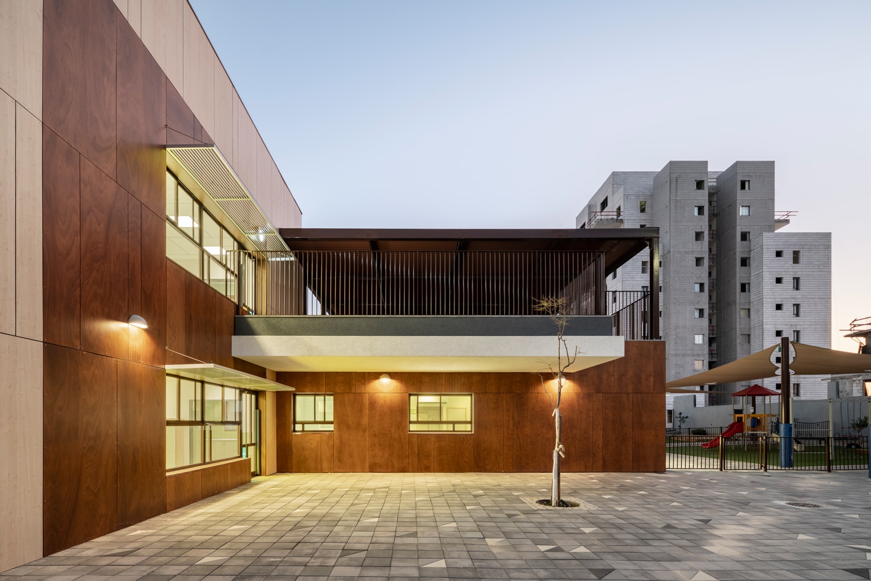 prodema rustik wood kindergarten complex yavne regavim 04